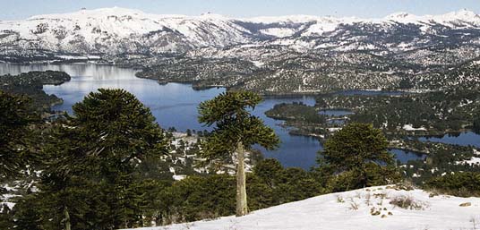 Batea Mahuida, vista panorámica.